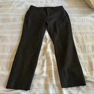Banana Republic Black Shimmery Sloann Curvy Fit Pants